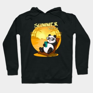 SUMMER VIBES, PANDA Hoodie